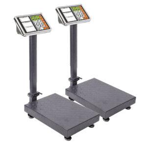 SOGA 2X 150kg Electronic Digital Platform Scale Computing Shop Postal Weight Black Kitchen Scales 150kgPlatformScalesBlackX2 AU DEPOT Kitchen Scales - AU DEPOT