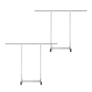 SOGA 2X 180cm Stainless Steel Floor-Standing Clothes Rack - Durable and Space-Saving Laundry Organizer, Home & Living, Laundry, Drying Racks, , ,  - AU DEPOT 1