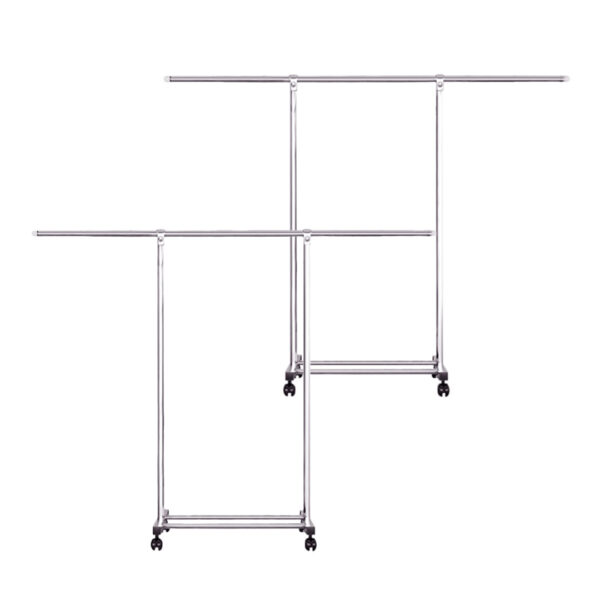 SOGA 2X 180cm Stainless Steel Floor-Standing Clothes Rack - Durable and Space-Saving Laundry Organizer, Home & Living, Laundry, Drying Racks, , ,  - AU DEPOT 1