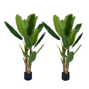 SOGA 2X 190cm Banna Plant Bird of Paradise Tree Artificial Plant Home Accent Decor APlantFHBJS190X2 AU DEPOT - AU DEPOT