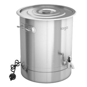 SOGA 2X 21L Stainless Steel URN Commercial Water Boiler 2200W, electronics & appliances, appliances, small kitchen appliances, toasters & kettles, kettles & urns,  - AU DEPOT 2