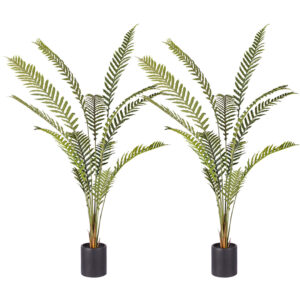 SOGA 2X 240cm Artificial Green Rogue Hares Foot Fern Tree Fake Tropical Indoor Plant Home Office Decor, Home & Living, Home Decor, Artificial Plants, , ,  - AU DEPOT 1