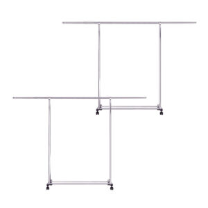 SOGA 2X 240cm Stainless Steel Floor-Standing Clothes Rack - Durable and Space-Saving Laundry Organizer, Home & Living, Laundry, Drying Racks, , ,  - AU DEPOT 1