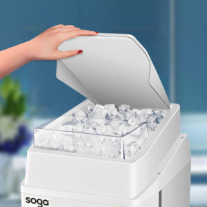 SOGA 2X 300 Watts Electric Ice Shaver Crusher Slicer Snow Cone Maker Commercial Tabletop Machine 120kgs/h White, Electronics & Appliances, Appliances, Small Kitchen Appliances, Specialty Appliances, Ice Maker,  - AU DEPOT 2