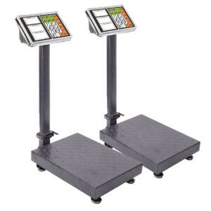 SOGA 2X 300kg Electronic Digital Platform Scale Computing Shop Postal Weight Black Kitchen Scales 300kgPlatformScalesBlackX2 AU DEPOT Kitchen Scales - AU DEPOT