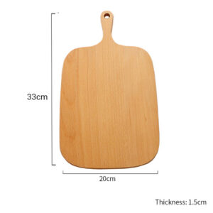 SOGA 2X 33cm Brown Rectangle Wooden Serving Tray Chopping Board Paddle with Handle Home Decor, Kitchenware, Table Top, Servingware, Servingware Platter, ,  - AU DEPOT 2