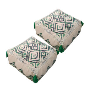 SOGA 2X 42cm Ultra Comfort Polyester Cotton Cushion with EPP Particle Support Home Decor Pouffe617X2 AU DEPOT - AU DEPOT