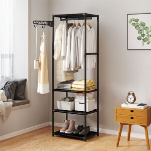 SOGA 2X 45x35cm Hanging Clothes Rack Storage w/ 3 Layer Organizer Adjustable ShelvesSturdy Space-Saving, Furniture, Storage & Shelving, Shoe Storage, , ,  - AU DEPOT 2