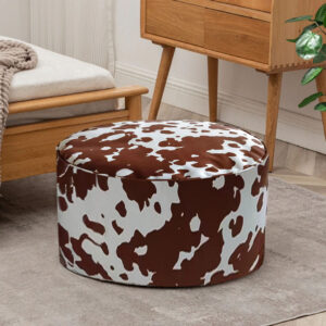 SOGA 2X 48x35cm Round Soft Pouffe Seat Cushion Elegant Home Accent D?cor Stylish Footstool, Furniture, Living Room Furniture, Occasional Chairs, , ,  - AU DEPOT 2