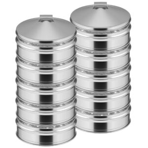 SOGA 2X 5 Tier Stainless Steel Steamers With Lid Work inside of Basket Pot Steamers 22cm steamers Steamer22CM2319 5X2 AU DEPOT steamers - AU DEPOT