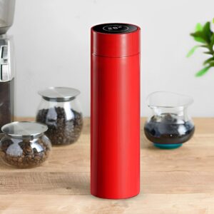 SOGA 2X 500ML Stainless Steel Smart LCD Thermometer Display Bottle Vacuum Flask Thermos Red, home & living, kitchen & dining, drinkware, bottles & jugs, ,  - AU DEPOT 2