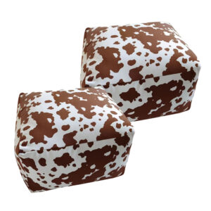 SOGA 2X 55x35cm Squared Soft Pouffe Seat Cushion Elegant Home Accent Dcor Stylish Footstool Pouffe636X2 AU DEPOT - AU DEPOT