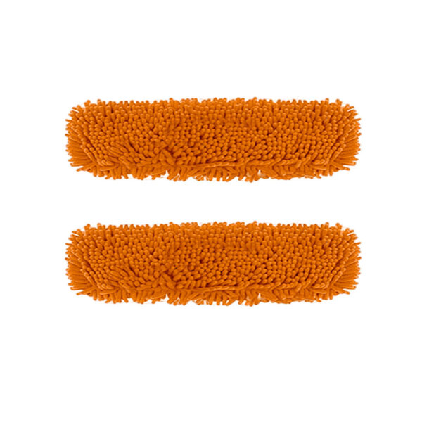 SOGA 2X 60x12 Orange Microfiber Flat Mop Floor Cleaning Pads Rotating Dust Remover, Home & Garden, Cleaning, Mops & Buckets, , ,  - AU DEPOT 1