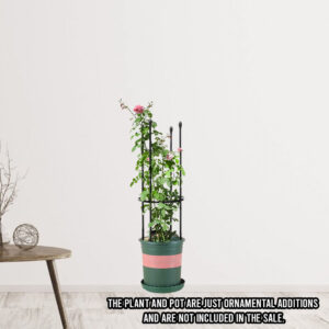 SOGA 2X 73cm 4-Bar Plant Frame Stand Trellis Vegetable Flower Herbs Outdoor Vine Support Garden Rack with Rings, Garden, Tools & Hardware, Gardening & Lawn Care, Garden Decor, ,  - AU DEPOT 2