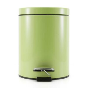 SOGA 2X 7L Foot Pedal Stainless Steel Rubbish Recycling Garbage Waste Trash Bin Round Green, Home & Living, Kitchen & Dining, Kitchen Storage, Kitchen Bins, ,  - AU DEPOT 2