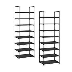 SOGA 2X 8 Tier Shoe Storage Shelf Space Saving Caddy Rack Organiser with Handle Rack0007X2 AU DEPOT - AU DEPOT