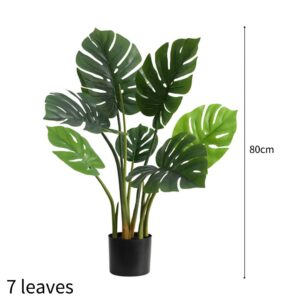 SOGA 2X 80cm Artificial Indoor Potted Turtle Back Fake Decoration Tree Flower Pot Plant, Home & Living, Home Decor, Artificial Plants, , ,  - AU DEPOT 2