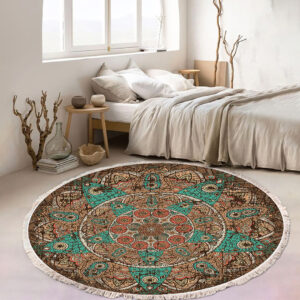 SOGA 2X 90cm Mandala Round Area Thick Anti-slip Doormat, Home Decor, Home & Living, Home Decor, Rugs, Shaggy Rugs, ,  - AU DEPOT 2