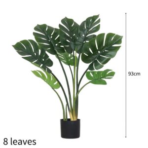 SOGA 2X 93cm Artificial Indoor Potted Turtle Back Fake Decoration Tree Flower Pot Plant, Home & Living, Home Decor, Artificial Plants, , ,  - AU DEPOT 2