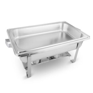 SOGA 2X 9L Stainless Steel Chafing Food Warmer Catering Dish Full Size, Furniture, Kitchen & Dining Room Furniture, Buffets, Sideboards & Kitchen Islands, , ,  - AU DEPOT 2