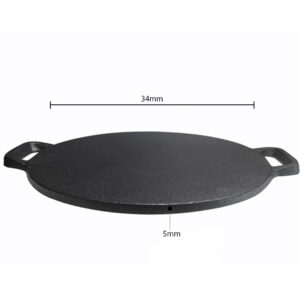 SOGA 2X Cast Iron Induction Crepes Pan Baking Cookie Pancake Pizza Bakeware, Home & Living, Kitchen & Dining, Cookware, Griddles & Grill Pans, ,  - AU DEPOT 2