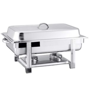 SOGA 2X Double Tray Stainless Steel Chafing Catering Dish Food Warmer, Furniture, Kitchen & Dining Room Furniture, Buffets, Sideboards & Kitchen Islands, , ,  - AU DEPOT 2