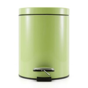 SOGA 2X Foot Pedal Stainless Steel Rubbish Recycling Garbage Waste Trash Bin Round 12L Green, Home & Living, Kitchen & Dining, Kitchen Storage, Kitchen Bins, ,  - AU DEPOT 2