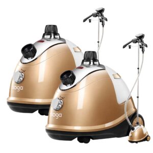 SOGA 2X Garment Steamer Portable Cleaner Steam Iron Gold Irons Steam Stations GarmentRoundGoldX2 AU DEPOT Irons & Steam Stations - AU DEPOT