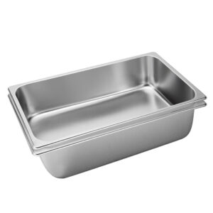 SOGA 2X Gastronorm GN Pan Full Size 1/1 GN Pan 15cm Deep Stainless Steel Tray, Home & Living, Kitchen & Dining, Bakeware, Baking Trays, ,  - AU DEPOT 1