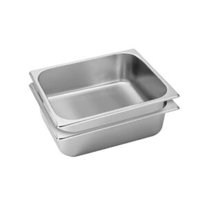 SOGA 2X Gastronorm GN Pan Full Size 1/2 GN Pan 10cm Deep Stainless Steel Tray, Home & Living, Kitchen & Dining, Bakeware, Baking Trays, ,  - AU DEPOT 1