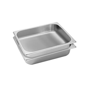 SOGA 2X Gastronorm GN Pan Full Size 12 GN Pan 6.5cm Deep Stainless Steel Tray Baking Trays GastronormPans5409X2 AU DEPOT Baking Trays - AU DEPOT