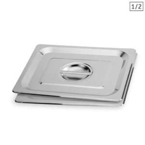 SOGA 2X Gastronorm GN Pan Lid Full Size 1/2 Stainless Steel Tray Top Cover, Home & Living, Kitchen & Dining, Bakeware, Baking Trays, ,  - AU DEPOT 1