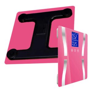 SOGA 2X Glass LCD Digital Body Fat Scale Bathroom Electronic Gym Water Weighing Scales Pink, home & living, bathroom, bathroom accessories, bathroom scales, ,  - AU DEPOT 2