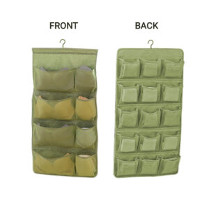 SOGA 2X Green Double Sided Hanging Storage Bag Underwear Bra Socks Mesh Pocket Hanger Home Organiser, Furniture, Storage & Shelving, Home Storage, , ,  - AU DEPOT 2