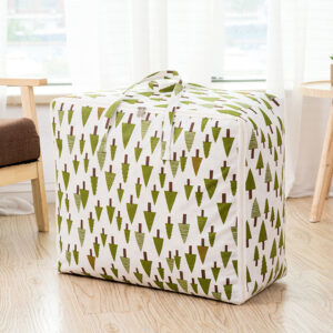 SOGA 2X Green Pine Tree Large Storage Luggage Bag Double Zipper Foldable Travel Organiser Essentials, Furniture, Storage & Shelving, Home Storage, , ,  - AU DEPOT 2