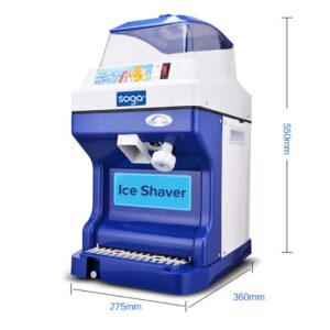 SOGA 2X Ice Shaver Commercial Electric Stainless Steel Ice Crusher Slicer Machine 180KG/h 88, Electronics & Appliances, Appliances, Small Kitchen Appliances, Specialty Appliances, Ice Maker,  - AU DEPOT 2