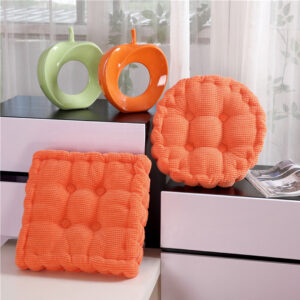 SOGA 2X Orange Square Cushion Soft Leaning Plush Backrest Throw Seat Pillow Home Office Decor, Furniture, Living Room Furniture, Occasional Chairs, , ,  - AU DEPOT 2