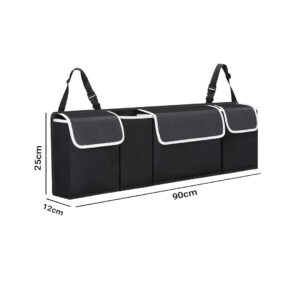 SOGA 2X Oxford Cloth Car Storage Trunk Organiser Backseat Multi-Purpose Interior Accessories Black, Garden, Tools & Hardware, Automotive Parts & Accessories, Accessories & Car Care, Interior Accessories, ,  - AU DEPOT 2