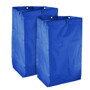 SOGA 2X Oxford Waterproof Reusable Janitor Housekeeping Cart Replacement Bag Blue FoodCart033BagX2 AU DEPOT - AU DEPOT