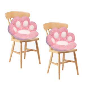 SOGA 2X Pink Paw Shape Cushion Warm Lazy Sofa Decorative Pillow Backseat Plush Mat Home Decor SCushion016X2 AU DEPOT - AU DEPOT