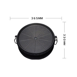 SOGA 2X Portable Korean BBQ Butane Gas Stove Stone Grill Plate Non Stick Coated Round, home & living, outdoor living, barbecues, barbecue accessories, spare parts & fittings,  - AU DEPOT 2