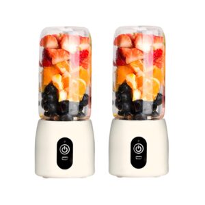 SOGA 2X Portable Mini USB Rechargeable Handheld Juice Extractor Fruit Mixer Juicer White, electronics & appliances, appliances, small kitchen appliances, coffee machines & beverages, juicers,  - AU DEPOT 1