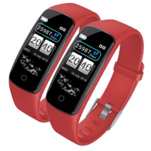 SOGA 2X Sport Monitor Wrist Touch Fitness Tracker Smart Watch Red SWatchV8RedX2 AU DEPOT - AU DEPOT