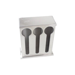 SOGA 2X Stainless Steel Buffet Restaurant Spoon Utensil Holder Storage Rack 3 Holes, Home & Living, Kitchen & Dining, Tableware, Cutlery, ,  - AU DEPOT 2