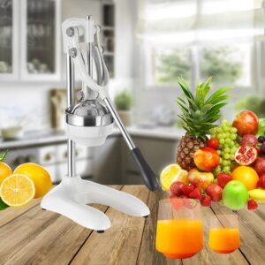 SOGA 2X Stainless Steel Manual Juicer Hand Press Juice Extractor Squeezer Lemon Orange Citrus White, electronics & appliances, appliances, small kitchen appliances, coffee machines & beverages, juicers,  - AU DEPOT 2