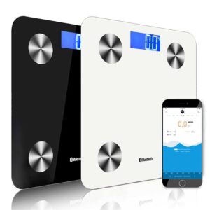 SOGA 2X Wireless Bluetooth Digital Body Fat Scale Bathroom Health Analyser Weight Black/White, home & living, bathroom, bathroom accessories, bathroom scales, ,  - AU DEPOT 1