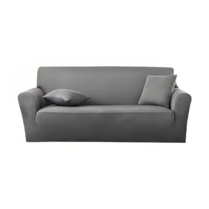 SOGA 3 Seater Grey Sofa Cover Couch Protector High Stretch Lounge Slipcover Home Decor SofaCov211 AU DEPOT - AU DEPOT