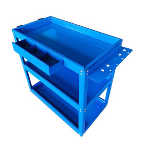 SOGA 3 Tier Tool Storage Cart Portable Service Utility Heavy Duty Mobile Trolley Blue ToolCart601 AU DEPOT - AU DEPOT