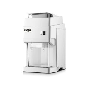 SOGA 300 Watts Electric Ice Shaver Crusher Slicer Snow Cone Maker Commercial Tabletop Machine 120kgsh White Specialty Appliances CommercialElectricIceShaver288 AU DEPOT Specialty Appliances - AU DEPOT