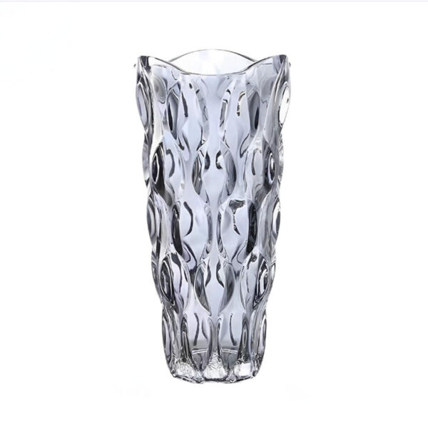 SOGA 30cm Glass Grey Vase Crystal VASE Thick Modern Home Decor, Home & Living, Home Decor, Vases, , ,  - AU DEPOT 1